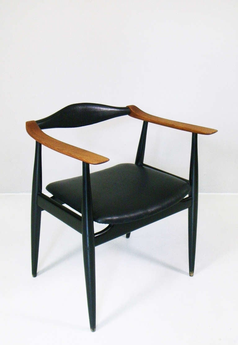 Armchair model CH35 by Hans Wegner, Carl Hansen Denmark, 1958