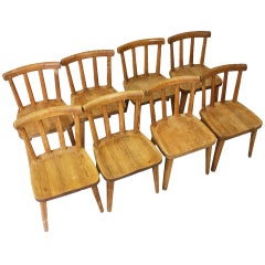 8 "Uto" CHAIRS by Axel Einar Hjorth, Nordiska Kompaniet Sweden, 1930