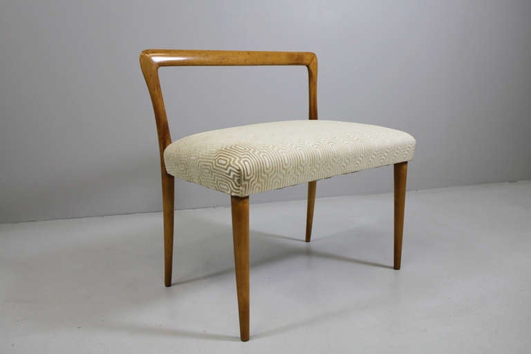 Mid-Century Modern Little Bench by Paolo Buffa, Italy 1940