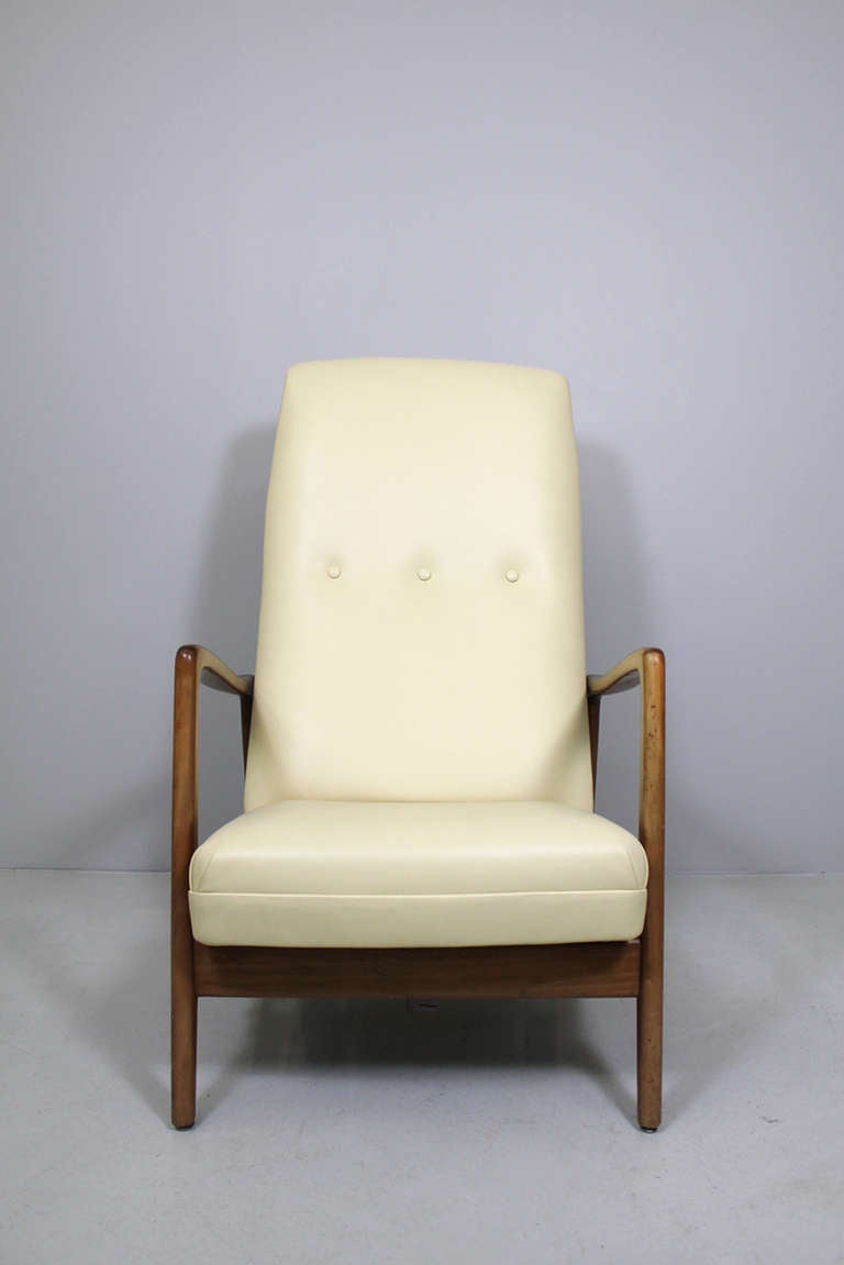 Armchair model 829 by Gio Ponti, Cassina Italy, 1960
