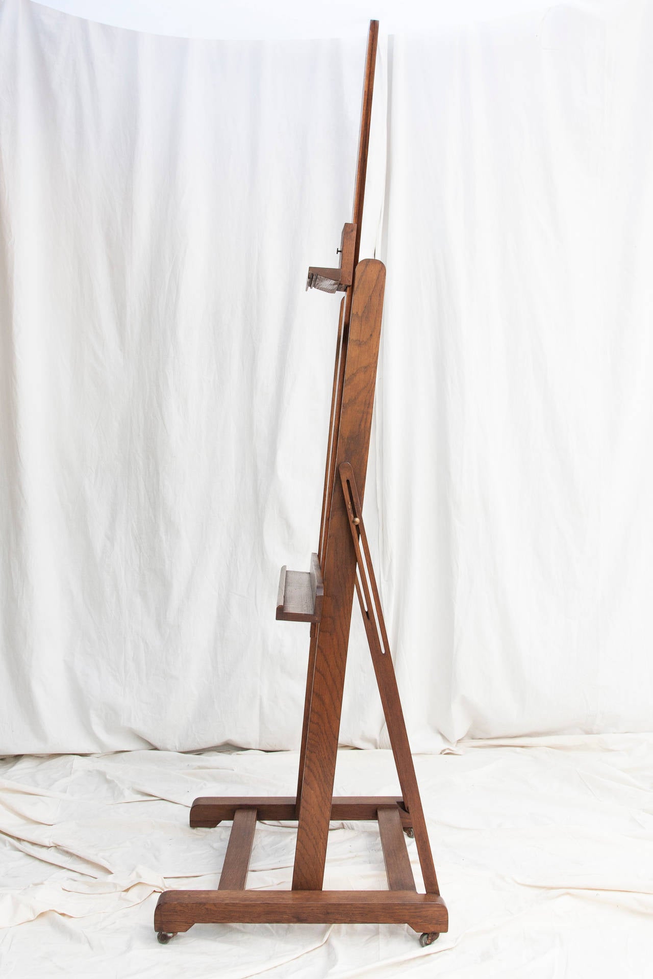 Early 20th Century Large Adjustable Standing Antique French Easel