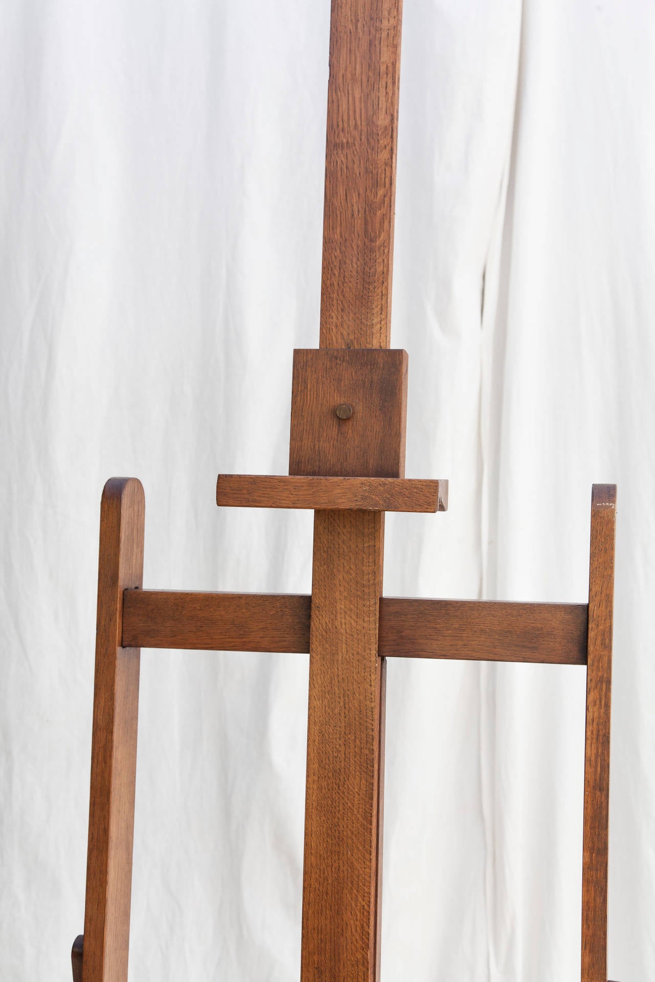 Large Adjustable Standing Antique French Easel 1