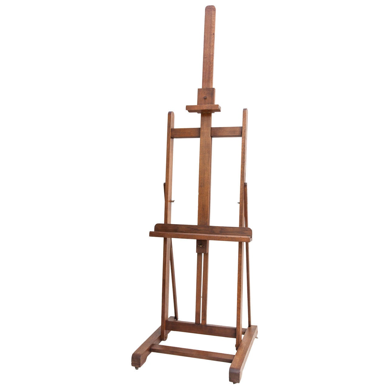 Large Adjustable Standing Antique French Easel at 1stDibs