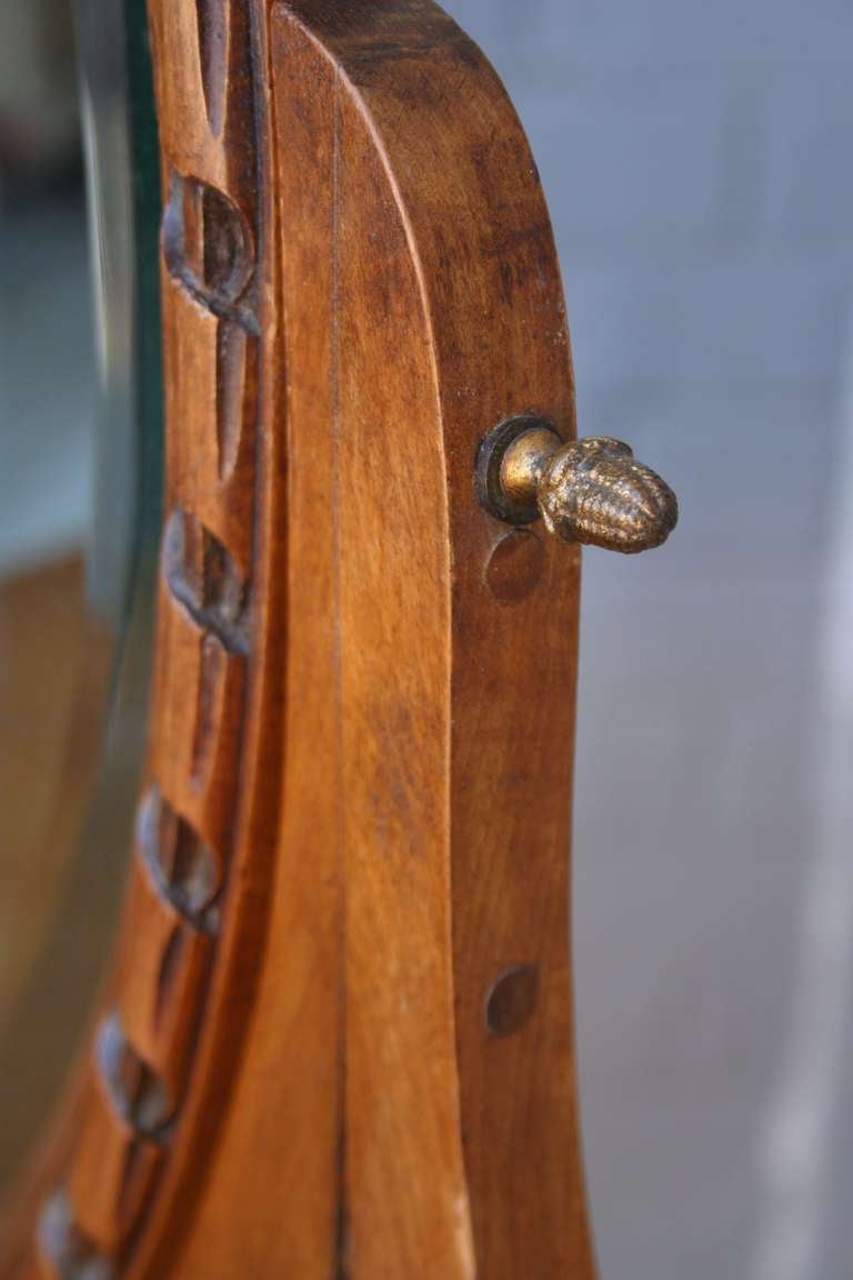 Carved Walnut Louis XVI Vanity Table 2
