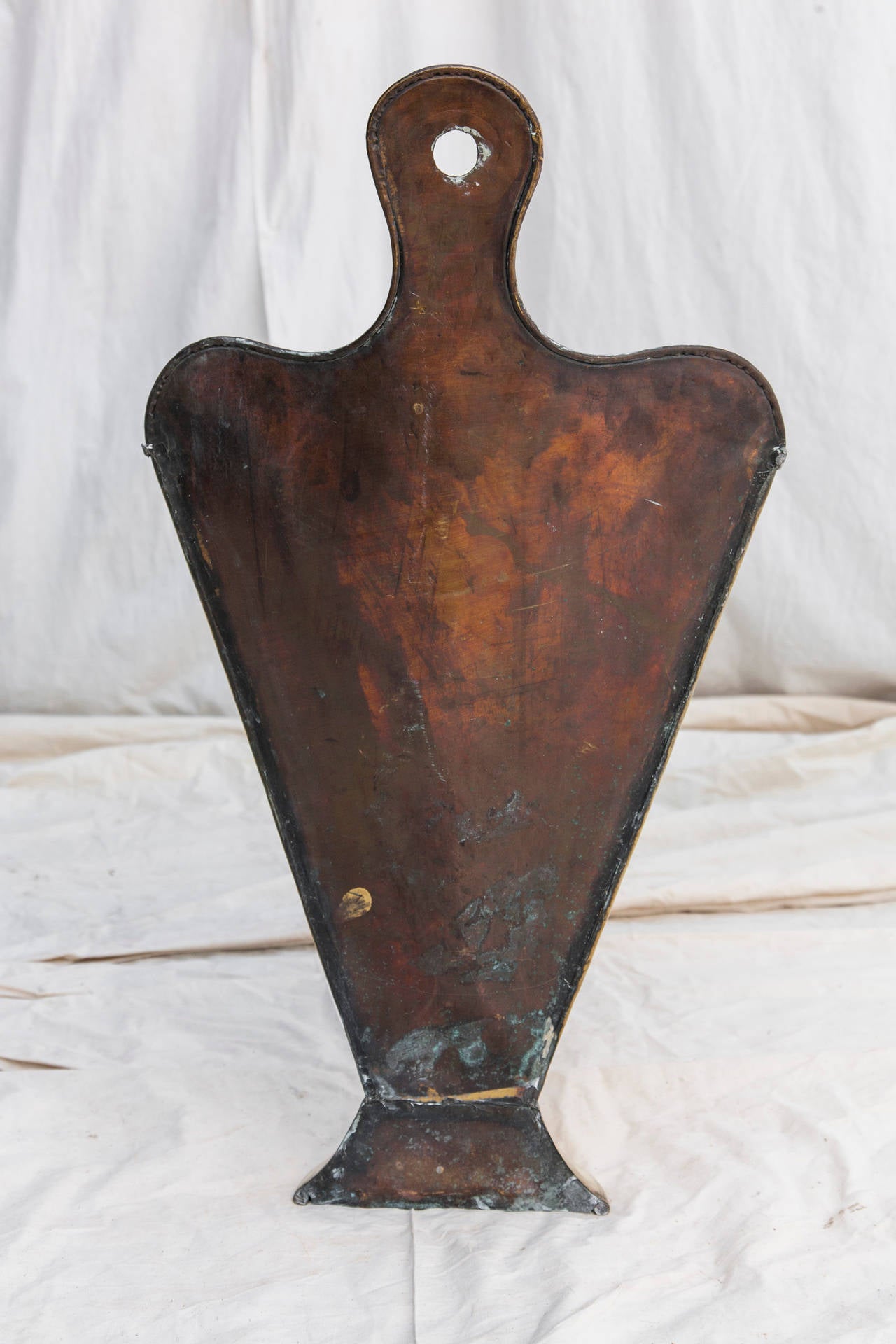 Art Deco Brass Umbrella Stand in the Shape of an Opening Umbrella at