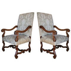 Grand Pair of Louis XIV Armchairs