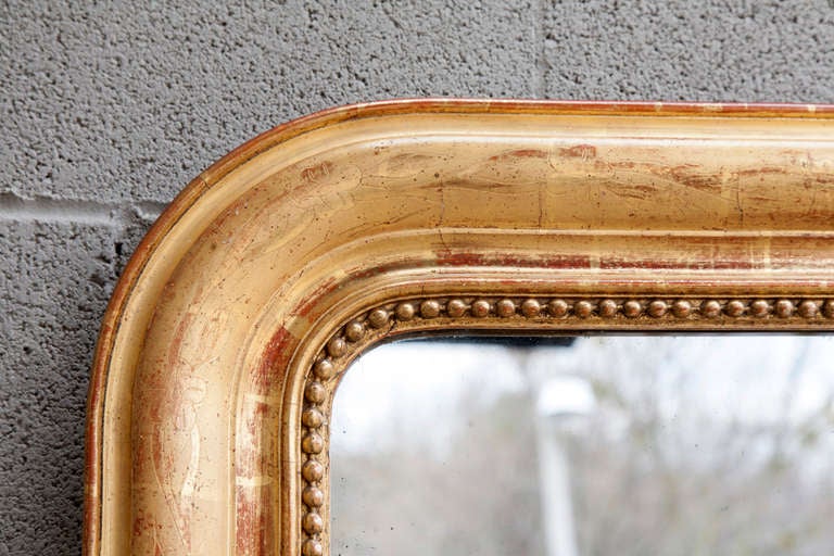 Superb Large Period Louis Philippe Gilt Mirror 1