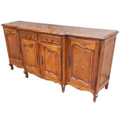 Hand Carved Louis XV Enfilade or Sideboard
