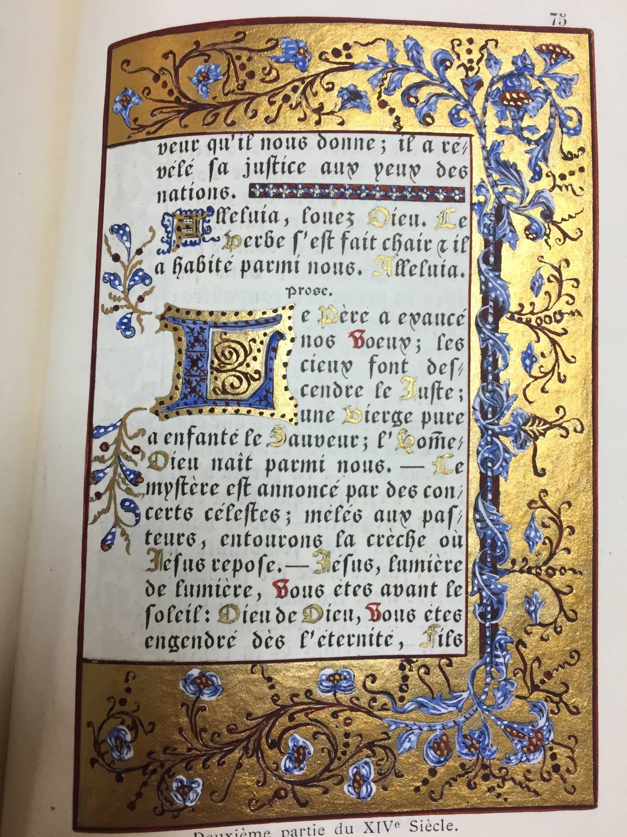 19th Century Rare French Illuminated Book of Hours 