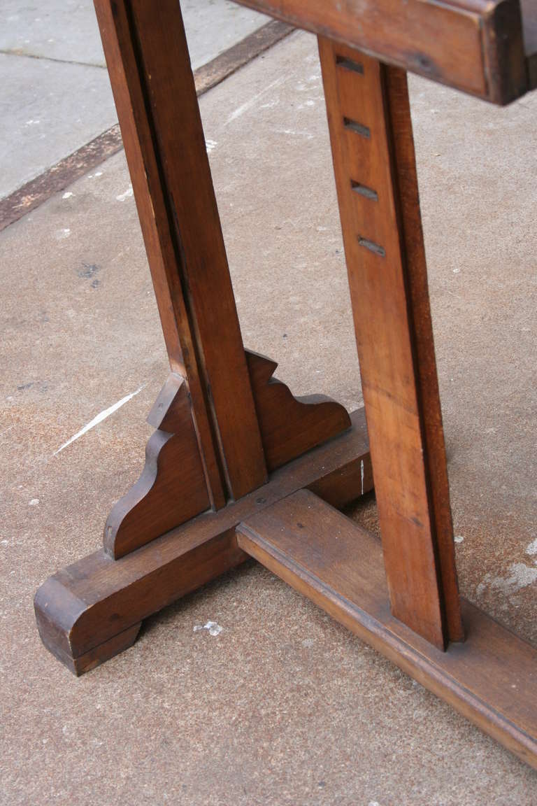 antique french easel
