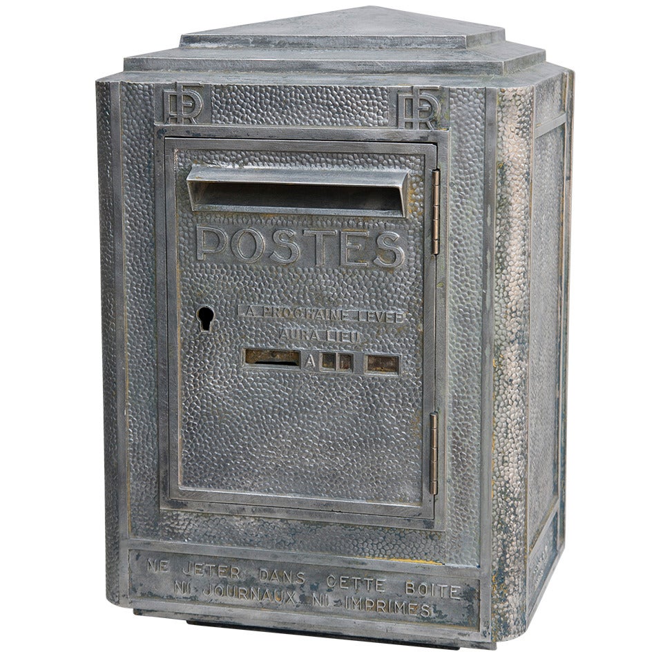 Art Deco Era French Mailbox