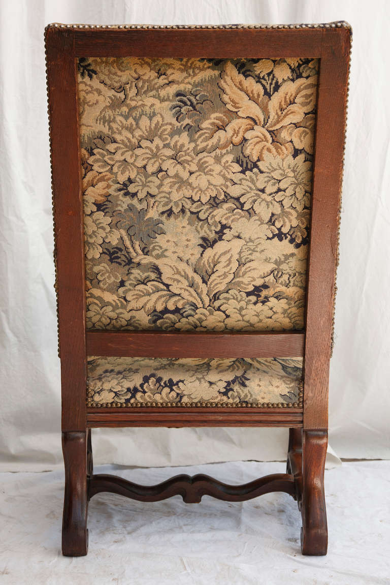 19th Century Louis XIV Style Hand Carved Armchair 2