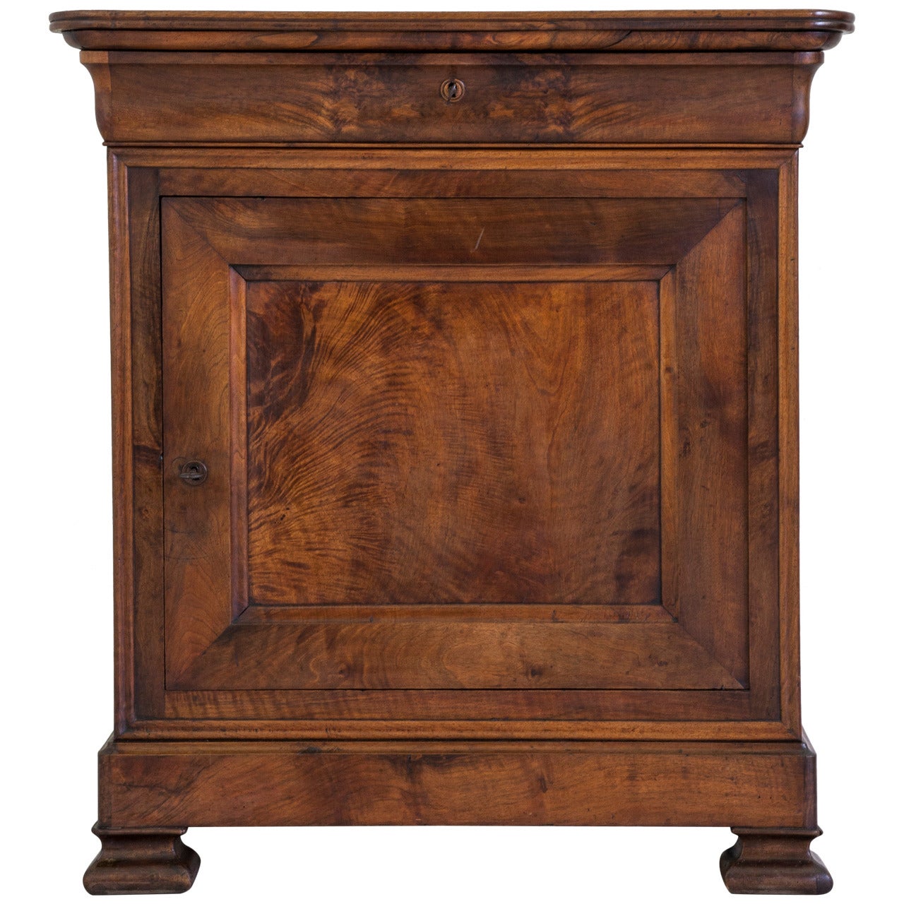 Louis Philippe Period French Burled Walnut Cabinet