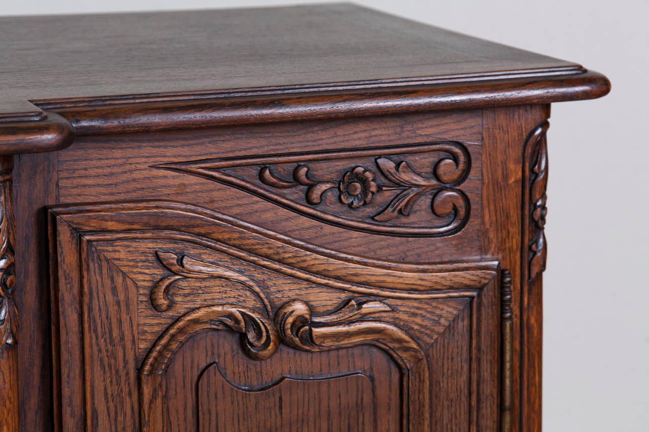 Hand-Carved French Oak Louis XV Style Buffet or Sideboard 2