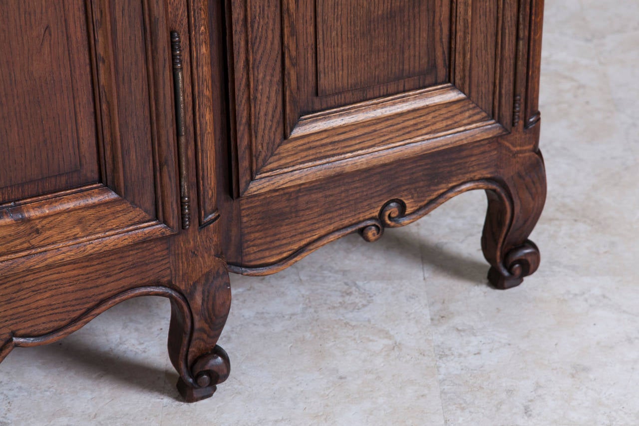 Hand-Carved French Oak Louis XV Style Buffet or Sideboard 4