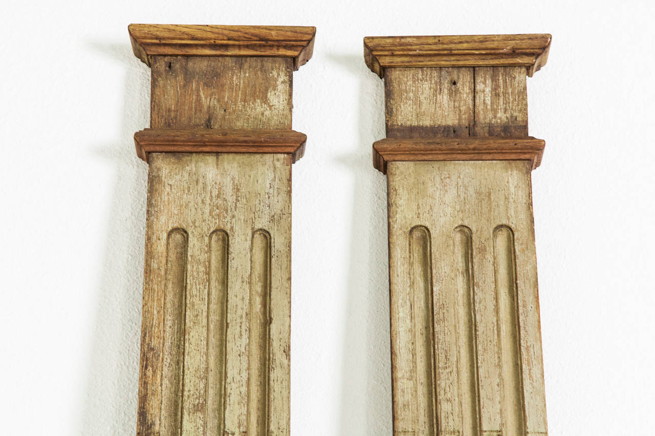 18th Century Fluted Boiserie Column Facades 3