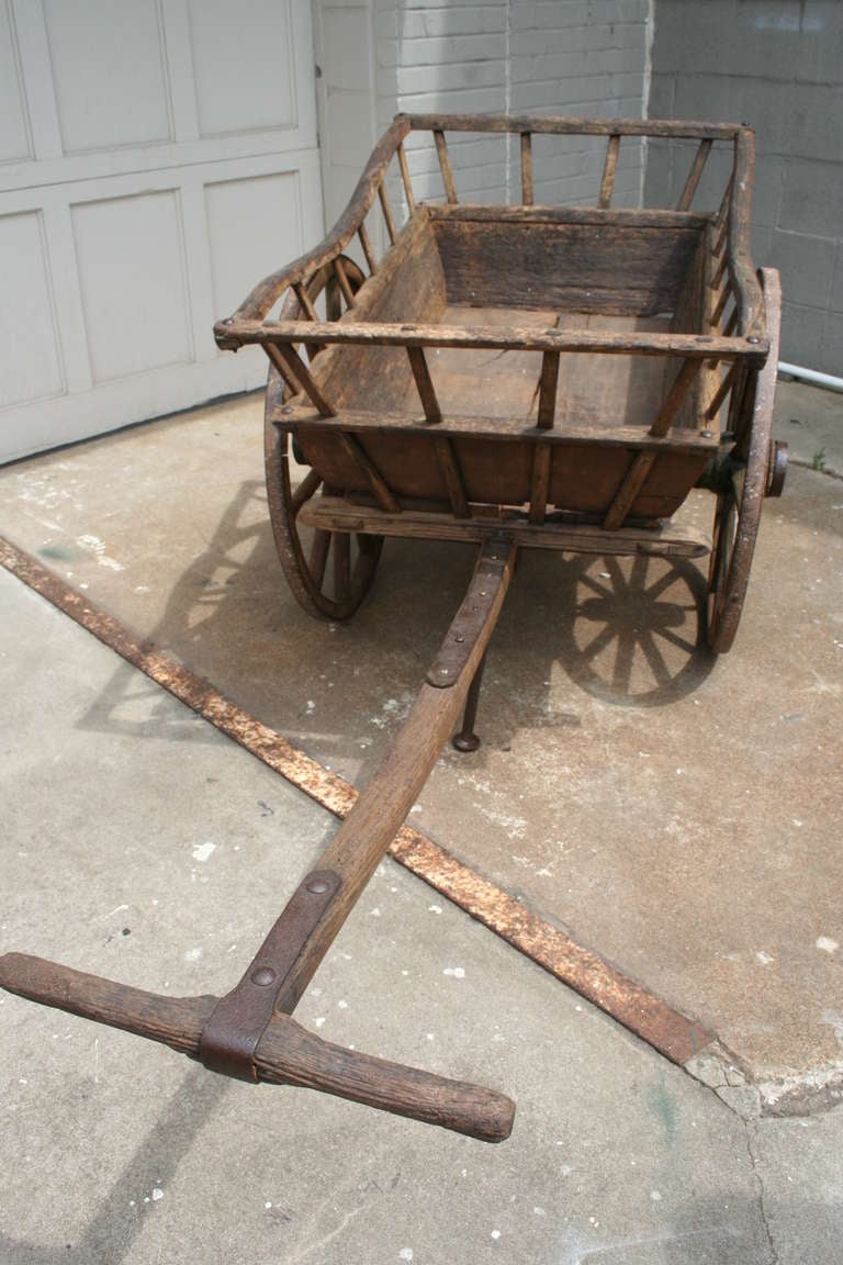 Early 19th Century Normandy Market Cart In Good Condition In Fayetteville, AR