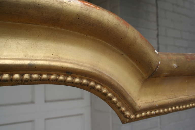 19th Century Pair of Gold Leaf Wooden Cornices
