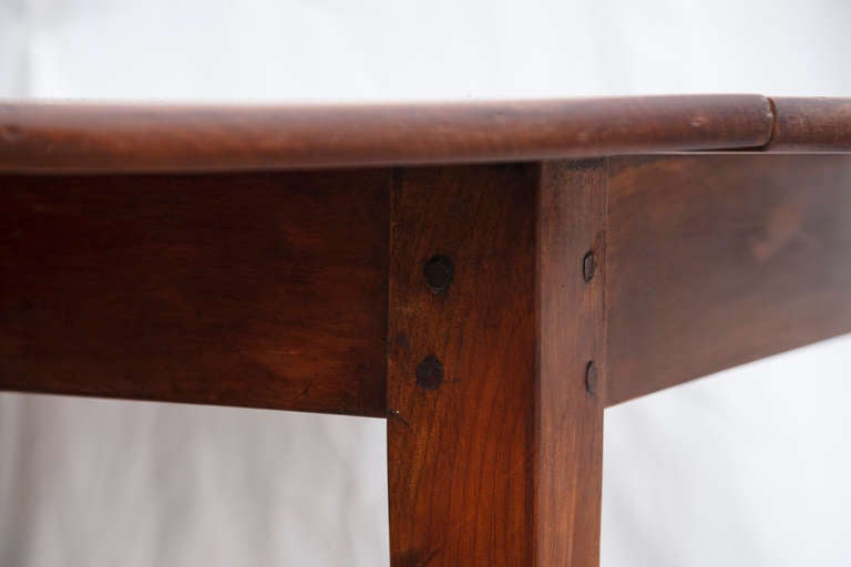 Hand Pegged Round Cherry Wood Dining Table 1