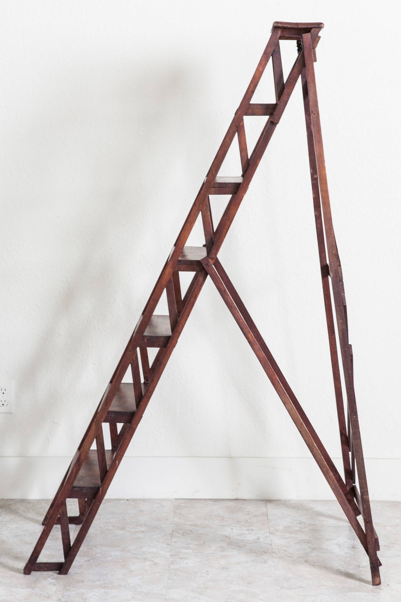 antique library ladders