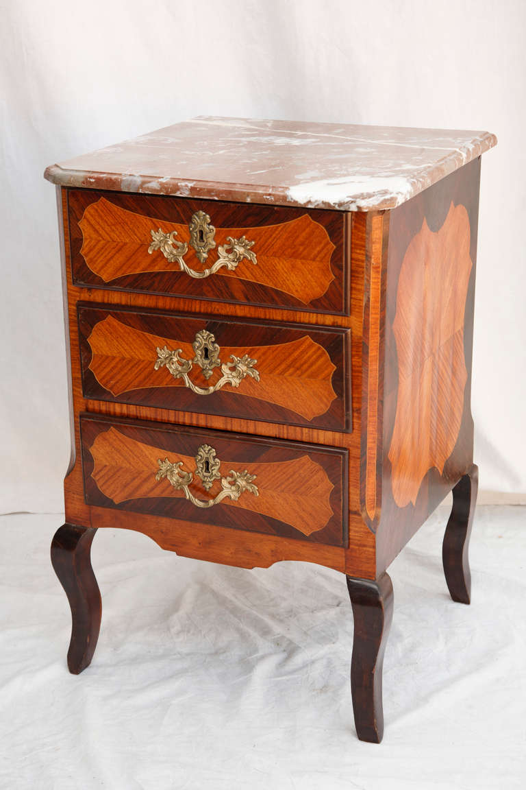 Eighteenth Century Marquetry Silverware Chest