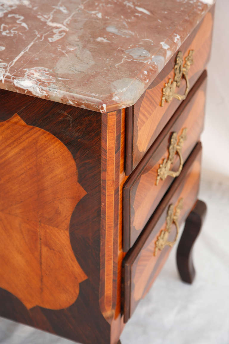 18th Century and Earlier Eighteenth Century Marquetry Silverware Chest