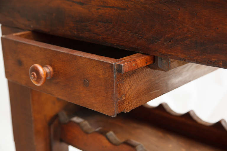 Nineteenth Century Work Bench Console Table 1