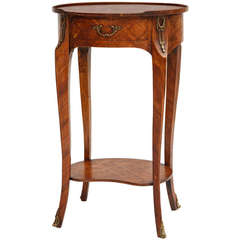 19th Century Rosewood Marquetry Side Table