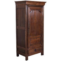 Early 18th Century Louis XIV Period Bonnetière of Solid Oak