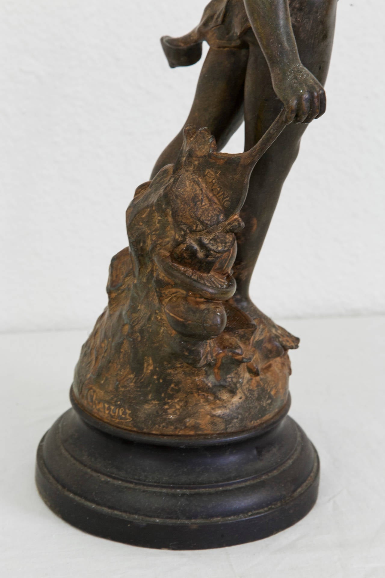 Early 20th Century French Sculpture of Le Génie des Sports by Victor Cherrier 5