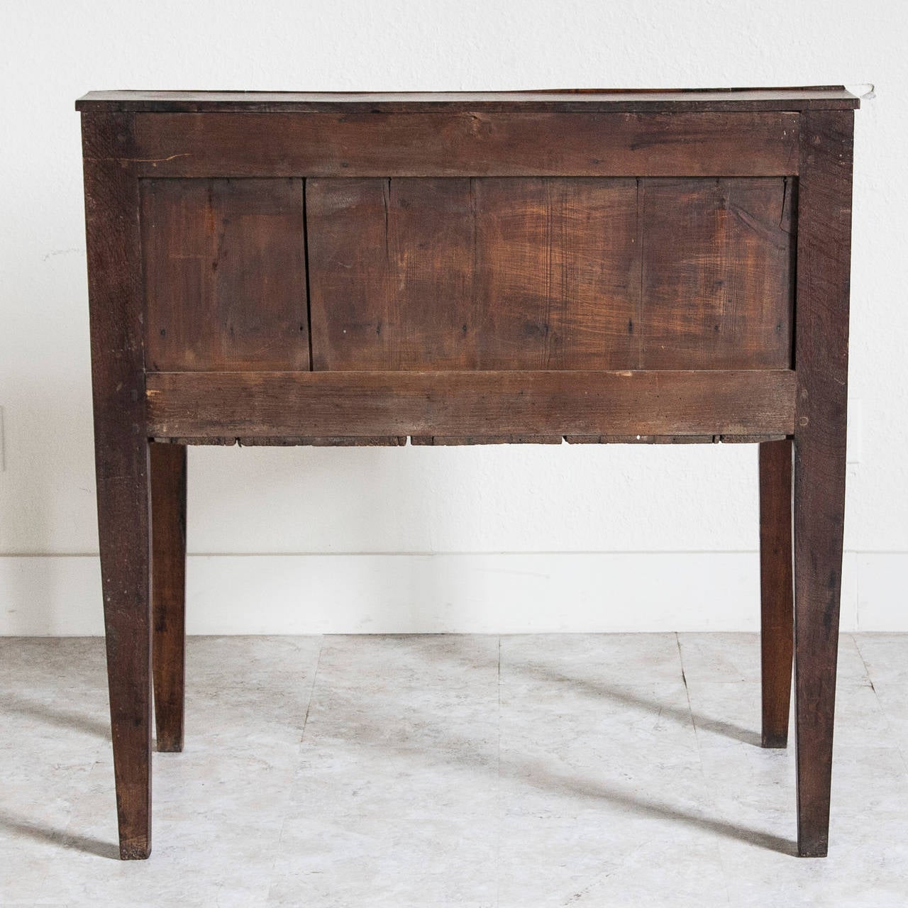 Early 19th Century French Rustic Oak Notary or Drafting Desk from Burgundy 5
