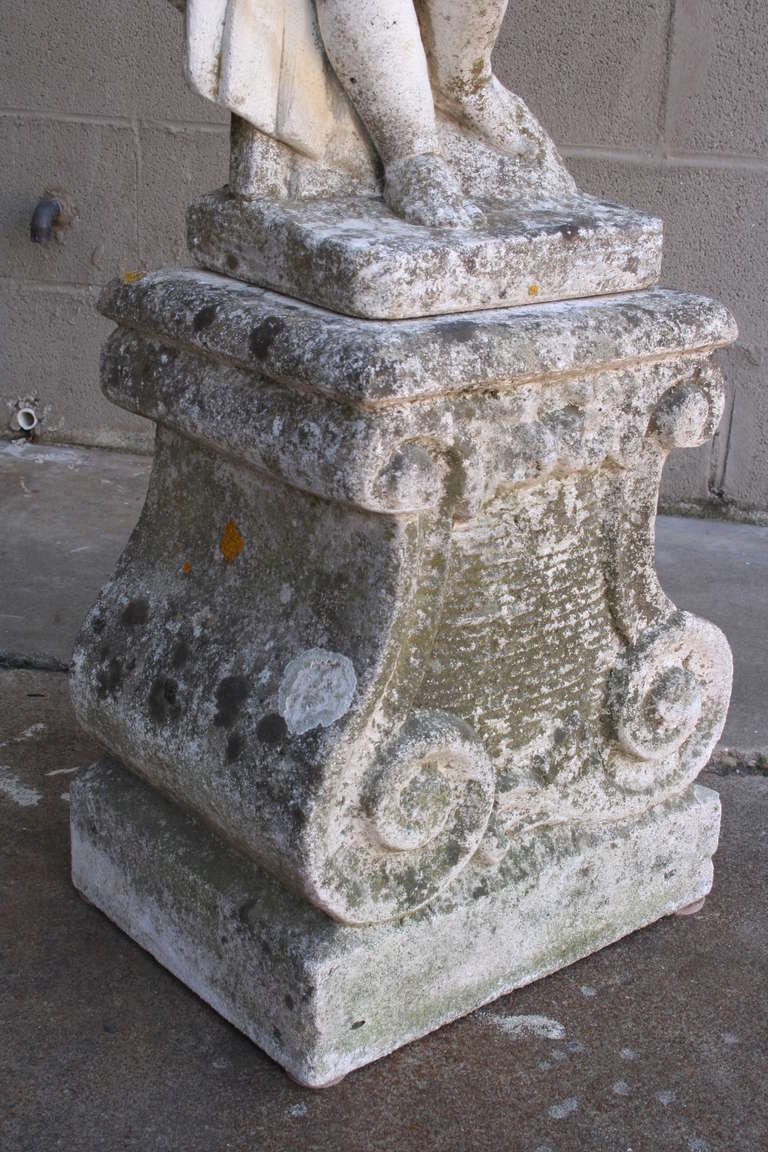 French Limestone Statue at 1stDibs