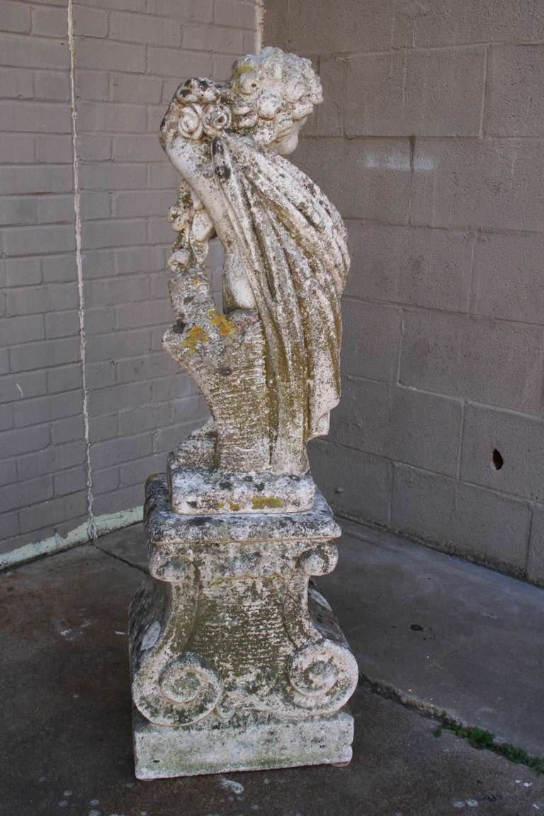 French Limestone Statue at 1stDibs