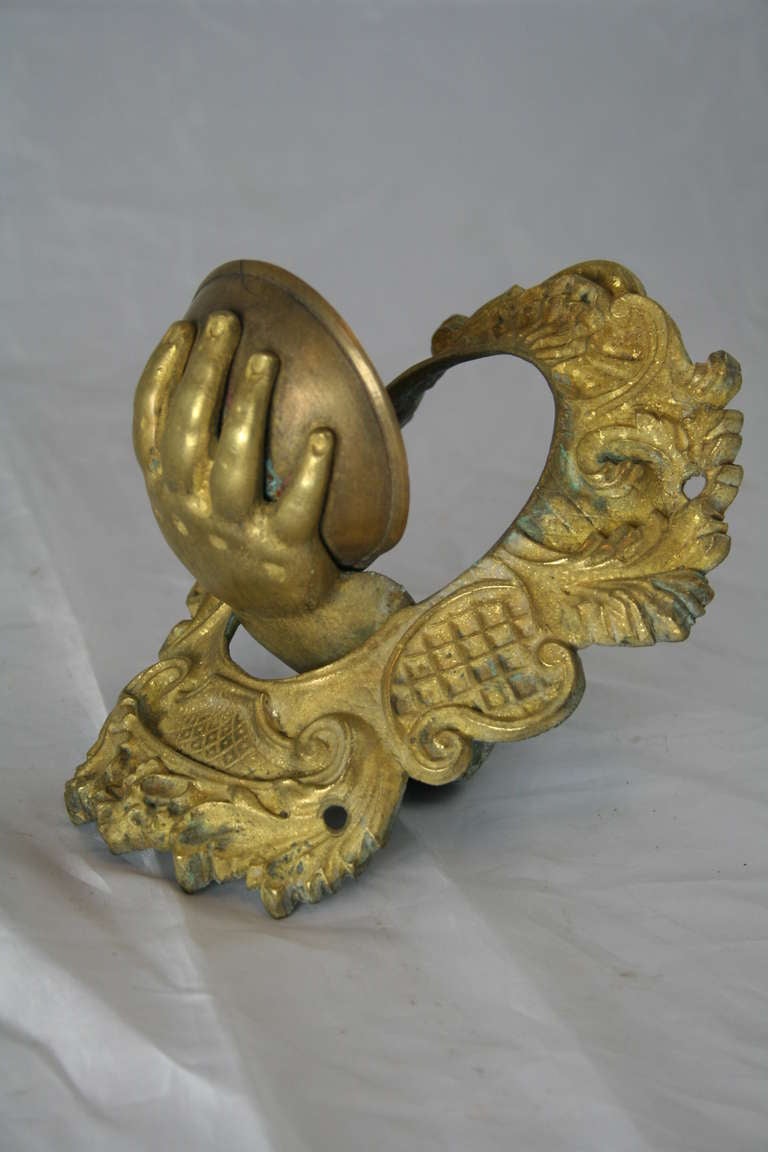 Napoleon III French Gilt Bronze Billiard Pocket