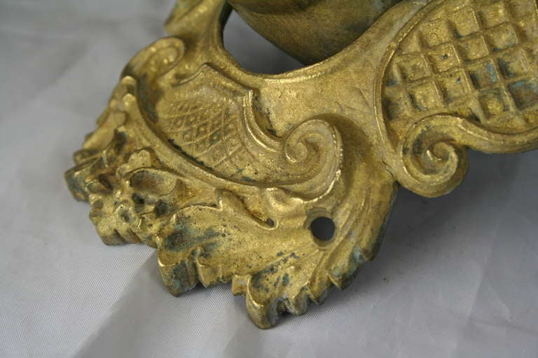 Ormolu French Gilt Bronze Billiard Pocket