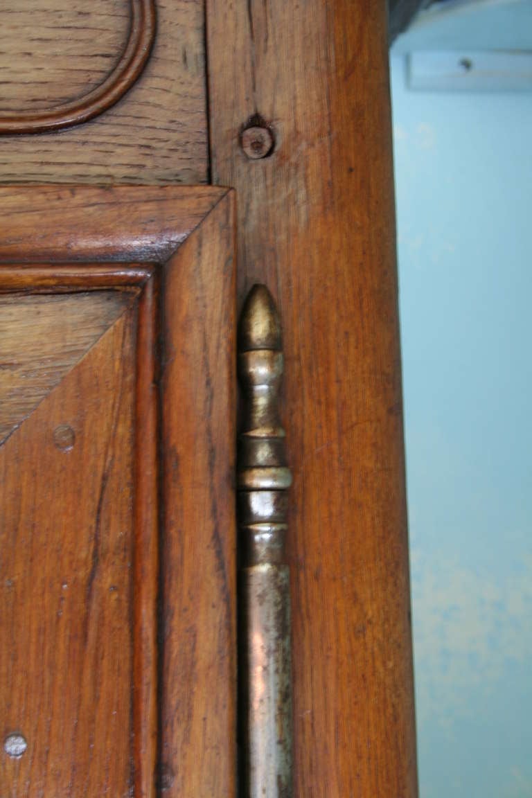 French Armoire With Carved Year 1847 3