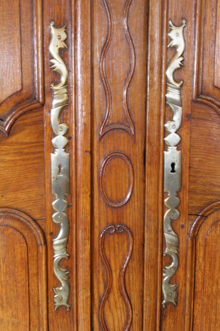 19th Century French Armoire With Carved Year 1847