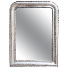19th Century Louis Philippe Silvered Mirror