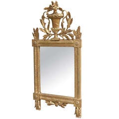 French 18th Century Gilt Wood Mirror