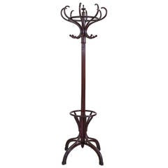 French Bentwood Thonet Style Coat Rack or Hall Tree, circa 1900