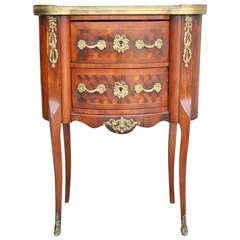 French Transition Style Marquetry Chest