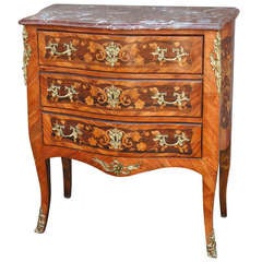 Small Scale French Marquetry Chest