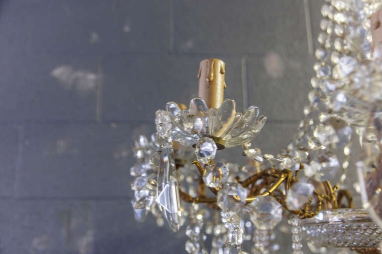 Large French Crystal Chandelier 6