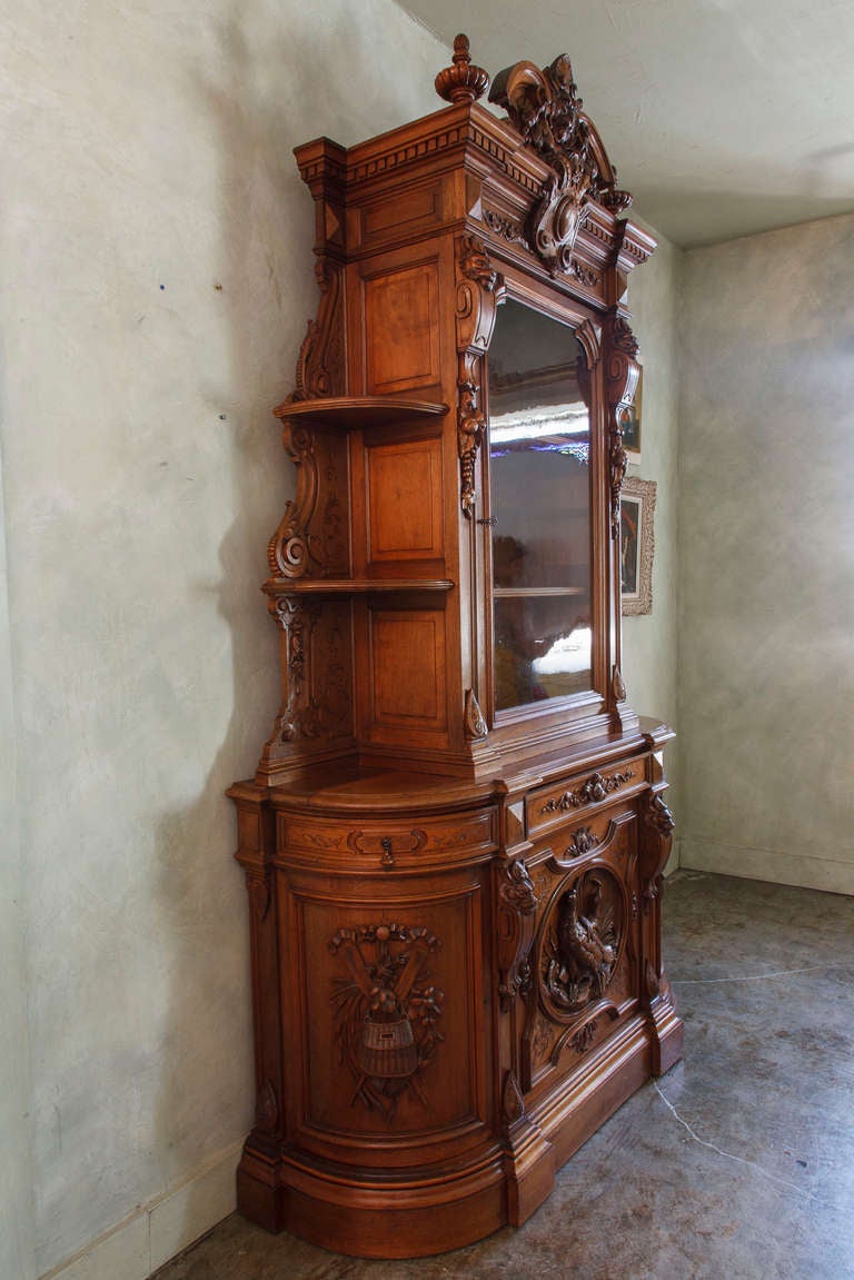 19th Century French Chateau Buffet Deux Corps