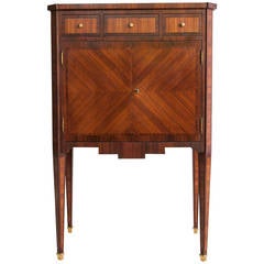 19th Century Small Scale Louis XVI Marquetry Cabinet