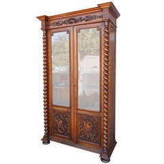 Louis XIII Walnut Bibliothèque