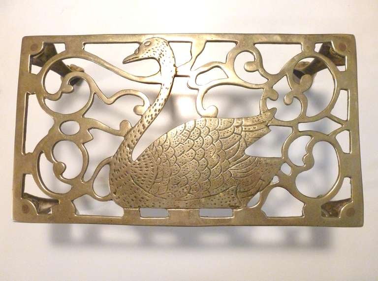 19th Century, English Brass Trivet For Sale 3