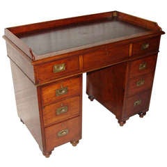 19th Century English Campaign Desk