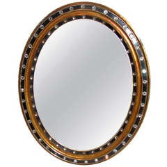 19th c. Irish Oval Mirror