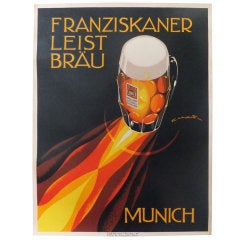 Vintage Franziskaner Poster